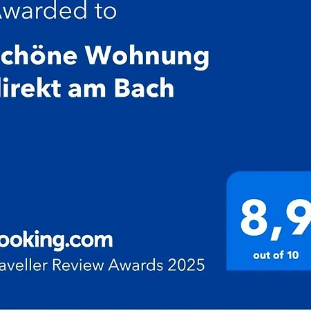 Schoene Direkt Am Bach Apartment